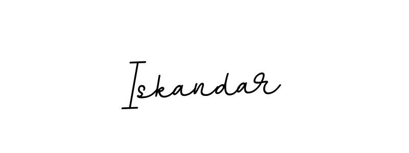 Make a beautiful signature design for name Iskandar. With this signature (BallpointsItalic-DORy9) style, you can create a handwritten signature for free. Iskandar signature style 11 images and pictures png