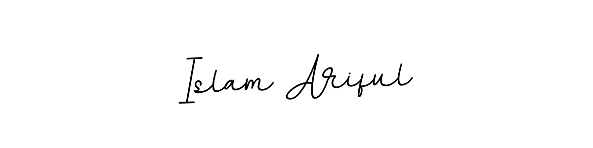 Create a beautiful signature design for name Islam Ariful. With this signature (BallpointsItalic-DORy9) fonts, you can make a handwritten signature for free. Islam Ariful signature style 11 images and pictures png