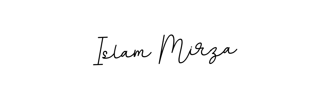 Create a beautiful signature design for name Islam Mirza. With this signature (BallpointsItalic-DORy9) fonts, you can make a handwritten signature for free. Islam Mirza signature style 11 images and pictures png