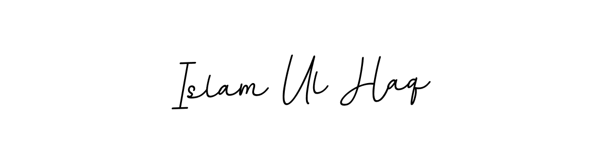This is the best signature style for the Islam Ul Haq name. Also you like these signature font (BallpointsItalic-DORy9). Mix name signature. Islam Ul Haq signature style 11 images and pictures png