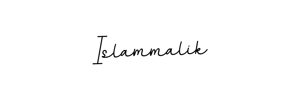 Design your own signature with our free online signature maker. With this signature software, you can create a handwritten (BallpointsItalic-DORy9) signature for name Islammalik. Islammalik signature style 11 images and pictures png