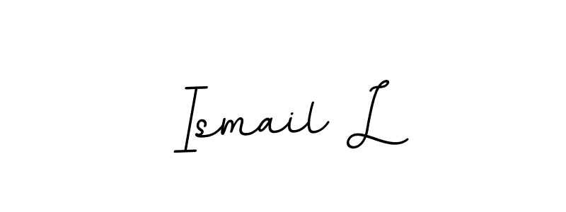 How to make Ismail L signature? BallpointsItalic-DORy9 is a professional autograph style. Create handwritten signature for Ismail L name. Ismail L signature style 11 images and pictures png