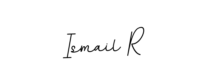The best way (BallpointsItalic-DORy9) to make a short signature is to pick only two or three words in your name. The name Ismail R include a total of six letters. For converting this name. Ismail R signature style 11 images and pictures png