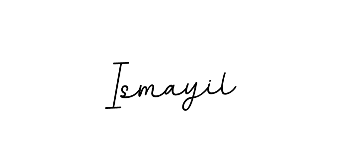 You should practise on your own different ways (BallpointsItalic-DORy9) to write your name (Ismayil) in signature. don't let someone else do it for you. Ismayil signature style 11 images and pictures png