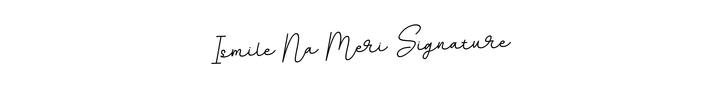 Create a beautiful signature design for name Ismile Na Meri Signature. With this signature (BallpointsItalic-DORy9) fonts, you can make a handwritten signature for free. Ismile Na Meri Signature signature style 11 images and pictures png