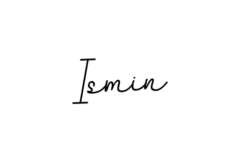 You should practise on your own different ways (BallpointsItalic-DORy9) to write your name (Ismin) in signature. don't let someone else do it for you. Ismin signature style 11 images and pictures png