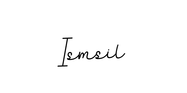 Make a beautiful signature design for name Ismsil. With this signature (BallpointsItalic-DORy9) style, you can create a handwritten signature for free. Ismsil signature style 11 images and pictures png