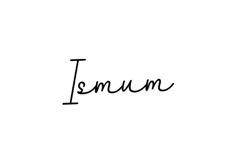 How to make Ismum name signature. Use BallpointsItalic-DORy9 style for creating short signs online. This is the latest handwritten sign. Ismum signature style 11 images and pictures png