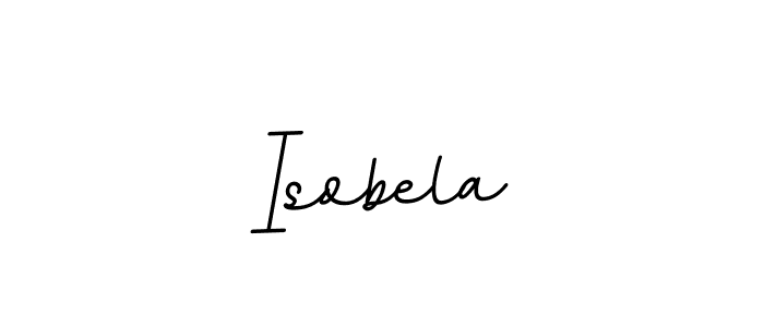 Create a beautiful signature design for name Isobela. With this signature (BallpointsItalic-DORy9) fonts, you can make a handwritten signature for free. Isobela signature style 11 images and pictures png