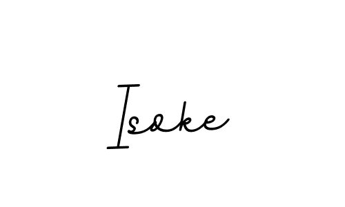 Also we have Isoke name is the best signature style. Create professional handwritten signature collection using BallpointsItalic-DORy9 autograph style. Isoke signature style 11 images and pictures png