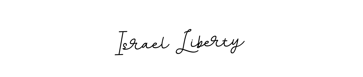 Similarly BallpointsItalic-DORy9 is the best handwritten signature design. Signature creator online .You can use it as an online autograph creator for name Israel Liberty. Israel Liberty signature style 11 images and pictures png