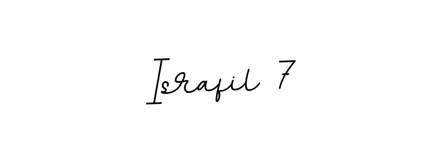 This is the best signature style for the Israfil 7 name. Also you like these signature font (BallpointsItalic-DORy9). Mix name signature. Israfil 7 signature style 11 images and pictures png