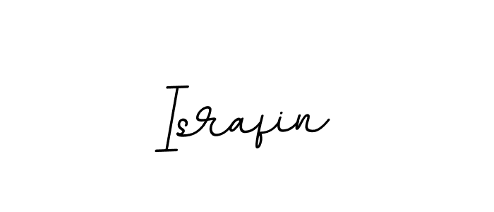 Use a signature maker to create a handwritten signature online. With this signature software, you can design (BallpointsItalic-DORy9) your own signature for name Israfin. Israfin signature style 11 images and pictures png