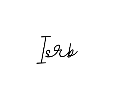 How to make Isrb name signature. Use BallpointsItalic-DORy9 style for creating short signs online. This is the latest handwritten sign. Isrb signature style 11 images and pictures png