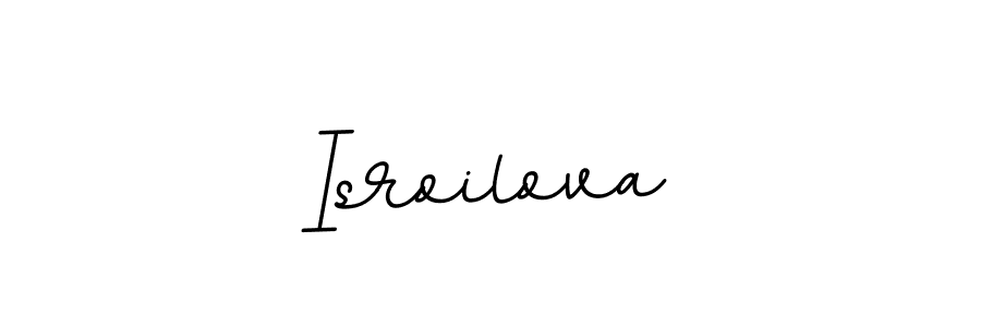 It looks lik you need a new signature style for name Isroilova. Design unique handwritten (BallpointsItalic-DORy9) signature with our free signature maker in just a few clicks. Isroilova signature style 11 images and pictures png