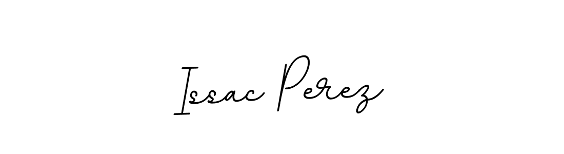 How to make Issac Perez name signature. Use BallpointsItalic-DORy9 style for creating short signs online. This is the latest handwritten sign. Issac Perez signature style 11 images and pictures png