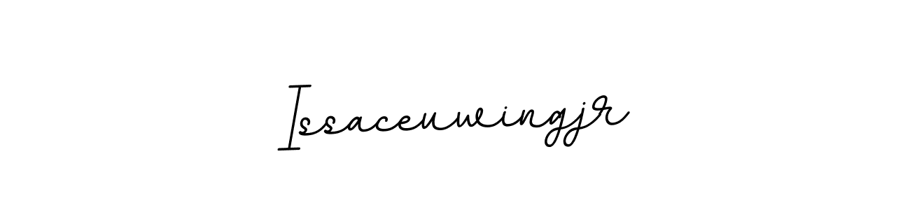 Design your own signature with our free online signature maker. With this signature software, you can create a handwritten (BallpointsItalic-DORy9) signature for name Issaceuwingjr. Issaceuwingjr signature style 11 images and pictures png
