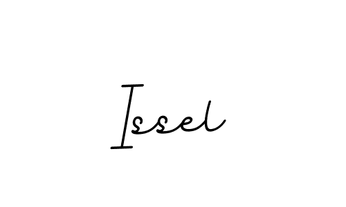 You should practise on your own different ways (BallpointsItalic-DORy9) to write your name (Issel) in signature. don't let someone else do it for you. Issel signature style 11 images and pictures png