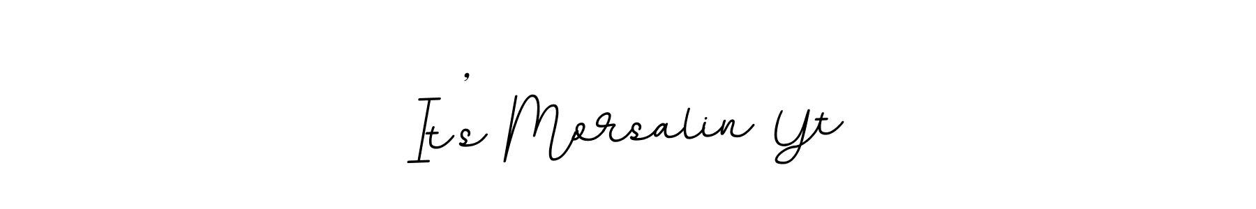 if you are searching for the best signature style for your name It’s Morsalin Yt. so please give up your signature search. here we have designed multiple signature styles  using BallpointsItalic-DORy9. It’s Morsalin Yt signature style 11 images and pictures png