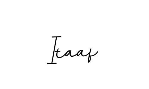 Itaaf stylish signature style. Best Handwritten Sign (BallpointsItalic-DORy9) for my name. Handwritten Signature Collection Ideas for my name Itaaf. Itaaf signature style 11 images and pictures png