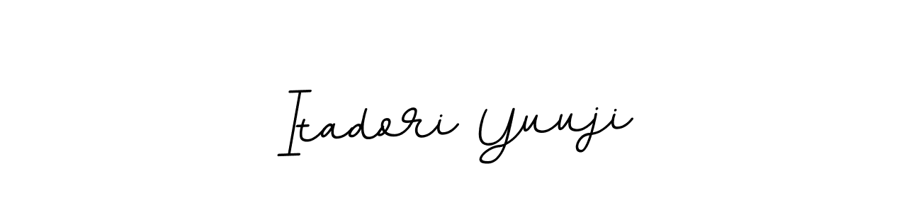 How to make Itadori Yuuji name signature. Use BallpointsItalic-DORy9 style for creating short signs online. This is the latest handwritten sign. Itadori Yuuji signature style 11 images and pictures png