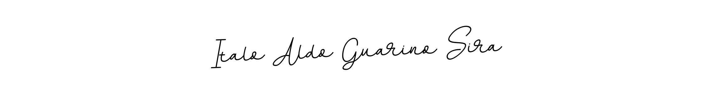 Make a beautiful signature design for name Italo Aldo Guarino Sira. With this signature (BallpointsItalic-DORy9) style, you can create a handwritten signature for free. Italo Aldo Guarino Sira signature style 11 images and pictures png