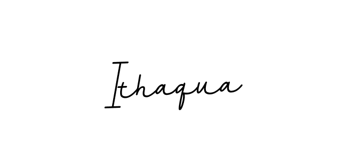 How to make Ithaqua signature? BallpointsItalic-DORy9 is a professional autograph style. Create handwritten signature for Ithaqua name. Ithaqua signature style 11 images and pictures png