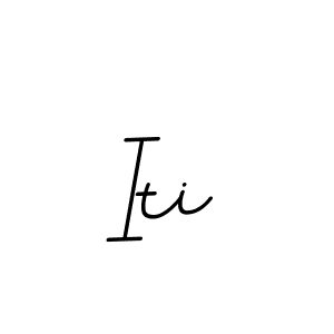 The best way (BallpointsItalic-DORy9) to make a short signature is to pick only two or three words in your name. The name Iti include a total of six letters. For converting this name. Iti signature style 11 images and pictures png