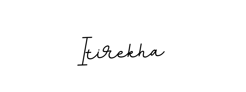 The best way (BallpointsItalic-DORy9) to make a short signature is to pick only two or three words in your name. The name Itirekha include a total of six letters. For converting this name. Itirekha signature style 11 images and pictures png