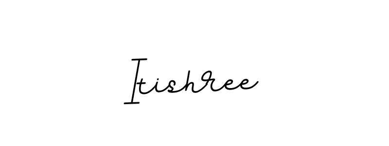 How to make Itishree name signature. Use BallpointsItalic-DORy9 style for creating short signs online. This is the latest handwritten sign. Itishree signature style 11 images and pictures png