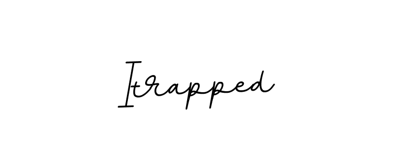 This is the best signature style for the Itrapped name. Also you like these signature font (BallpointsItalic-DORy9). Mix name signature. Itrapped signature style 11 images and pictures png