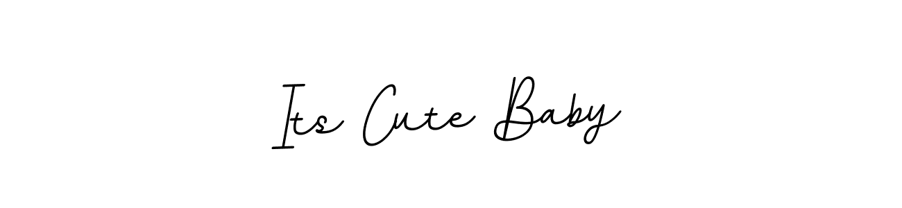 Make a beautiful signature design for name Its Cute Baby. With this signature (BallpointsItalic-DORy9) style, you can create a handwritten signature for free. Its Cute Baby signature style 11 images and pictures png