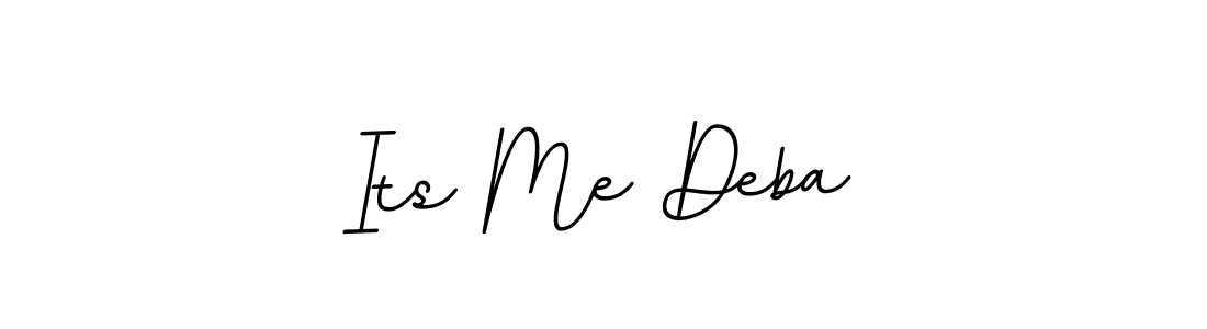 Design your own signature with our free online signature maker. With this signature software, you can create a handwritten (BallpointsItalic-DORy9) signature for name Its Me Deba. Its Me Deba signature style 11 images and pictures png