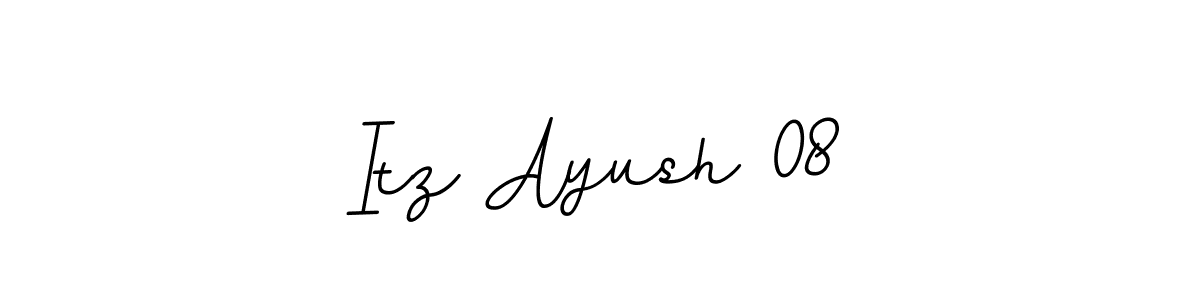 Make a beautiful signature design for name Itz Ayush 08. With this signature (BallpointsItalic-DORy9) style, you can create a handwritten signature for free. Itz Ayush 08 signature style 11 images and pictures png