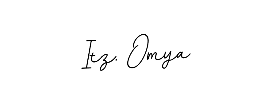 The best way (BallpointsItalic-DORy9) to make a short signature is to pick only two or three words in your name. The name Itz. Omya include a total of six letters. For converting this name. Itz. Omya signature style 11 images and pictures png