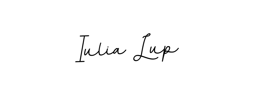 Create a beautiful signature design for name Iulia Lup. With this signature (BallpointsItalic-DORy9) fonts, you can make a handwritten signature for free. Iulia Lup signature style 11 images and pictures png