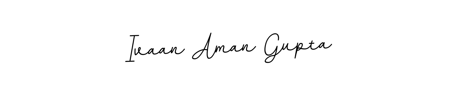 How to make Ivaan Aman Gupta name signature. Use BallpointsItalic-DORy9 style for creating short signs online. This is the latest handwritten sign. Ivaan Aman Gupta signature style 11 images and pictures png