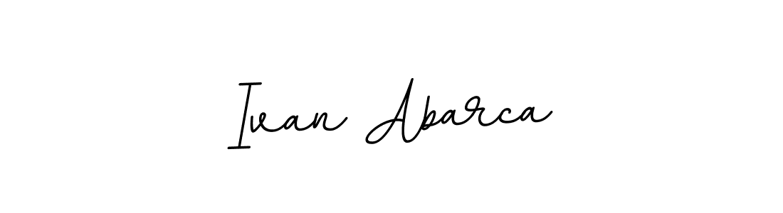 It looks lik you need a new signature style for name Ivan Abarca. Design unique handwritten (BallpointsItalic-DORy9) signature with our free signature maker in just a few clicks. Ivan Abarca signature style 11 images and pictures png