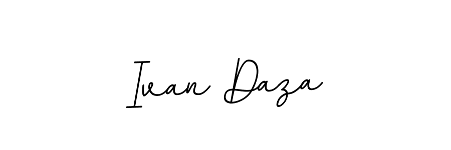 This is the best signature style for the Ivan Daza name. Also you like these signature font (BallpointsItalic-DORy9). Mix name signature. Ivan Daza signature style 11 images and pictures png
