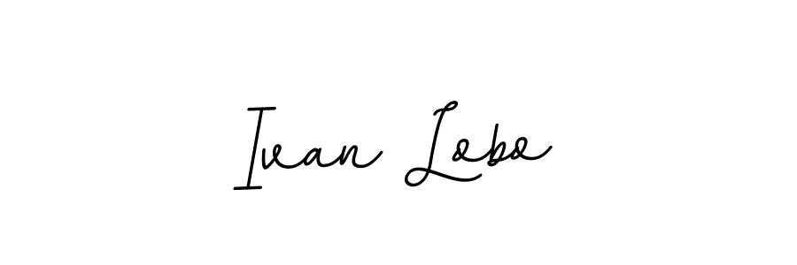 Make a beautiful signature design for name Ivan Lobo. With this signature (BallpointsItalic-DORy9) style, you can create a handwritten signature for free. Ivan Lobo signature style 11 images and pictures png