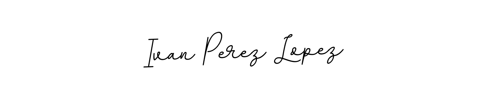 This is the best signature style for the Ivan Perez Lopez name. Also you like these signature font (BallpointsItalic-DORy9). Mix name signature. Ivan Perez Lopez signature style 11 images and pictures png