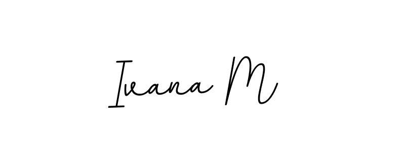 if you are searching for the best signature style for your name Ivana M . so please give up your signature search. here we have designed multiple signature styles  using BallpointsItalic-DORy9. Ivana M  signature style 11 images and pictures png