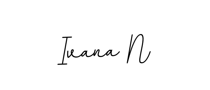 How to Draw Ivana N signature style? BallpointsItalic-DORy9 is a latest design signature styles for name Ivana N. Ivana N signature style 11 images and pictures png