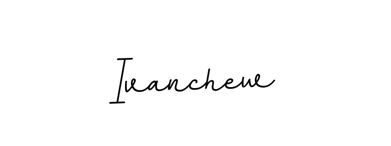 Design your own signature with our free online signature maker. With this signature software, you can create a handwritten (BallpointsItalic-DORy9) signature for name Ivanchew. Ivanchew signature style 11 images and pictures png