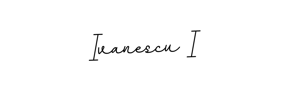 You should practise on your own different ways (BallpointsItalic-DORy9) to write your name (Ivanescu I) in signature. don't let someone else do it for you. Ivanescu I signature style 11 images and pictures png