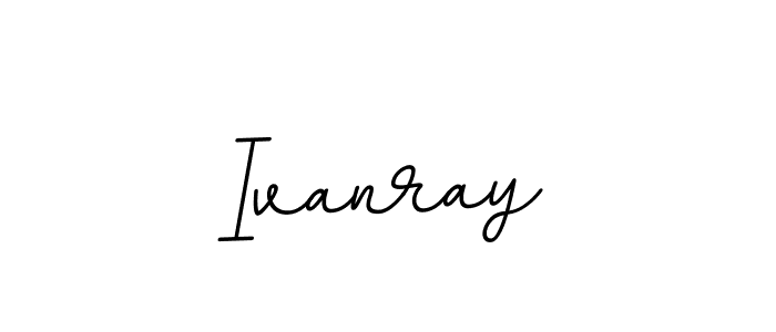 You should practise on your own different ways (BallpointsItalic-DORy9) to write your name (Ivanray) in signature. don't let someone else do it for you. Ivanray signature style 11 images and pictures png