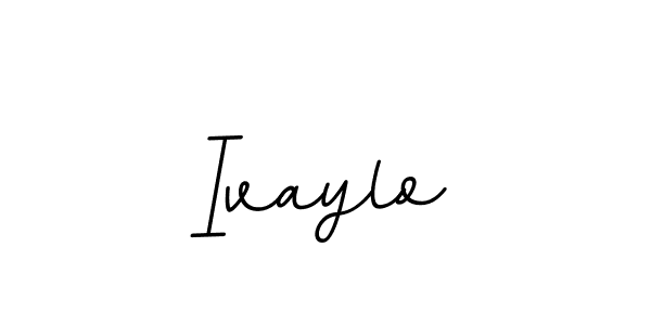 Ivaylo stylish signature style. Best Handwritten Sign (BallpointsItalic-DORy9) for my name. Handwritten Signature Collection Ideas for my name Ivaylo. Ivaylo signature style 11 images and pictures png