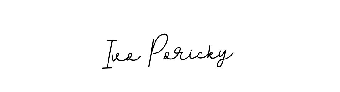 Make a short Ivo Poricky signature style. Manage your documents anywhere anytime using BallpointsItalic-DORy9. Create and add eSignatures, submit forms, share and send files easily. Ivo Poricky signature style 11 images and pictures png