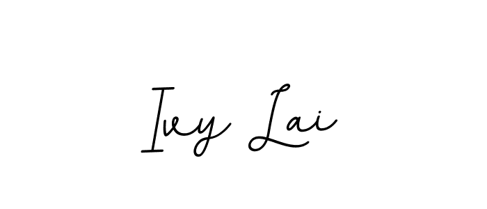 It looks lik you need a new signature style for name Ivy Lai. Design unique handwritten (BallpointsItalic-DORy9) signature with our free signature maker in just a few clicks. Ivy Lai signature style 11 images and pictures png