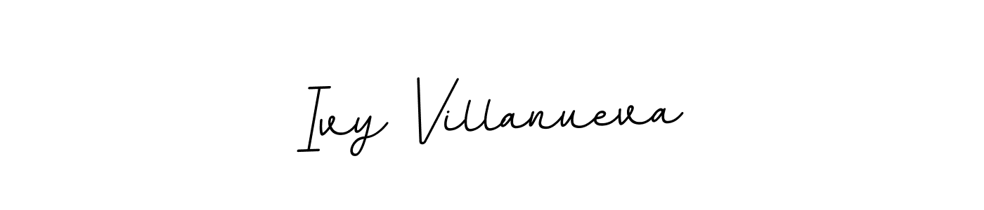How to make Ivy Villanueva name signature. Use BallpointsItalic-DORy9 style for creating short signs online. This is the latest handwritten sign. Ivy Villanueva signature style 11 images and pictures png